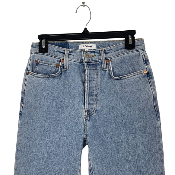 Re/Done 90’s High Rise Ankle Crop Jeans Size 26 NWT - Picture 2 of 7